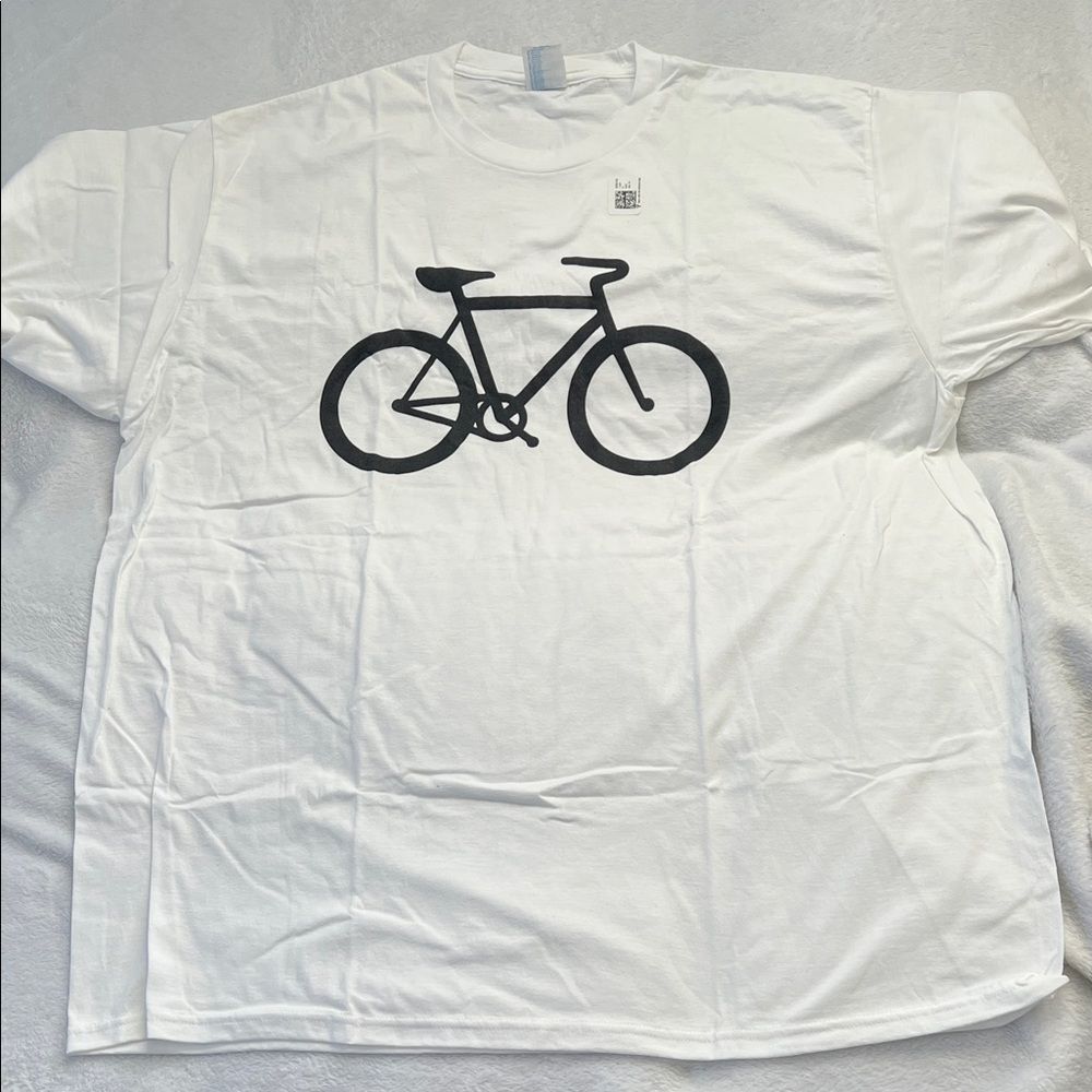 Bicycle White Tee (Men’s XXL)